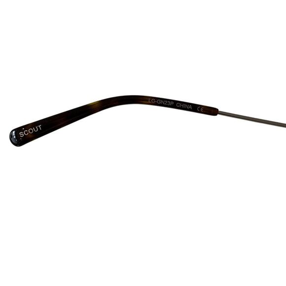 Diff Polarized Scout Aviator Sunglasses Light Gunmetal Green main image 4